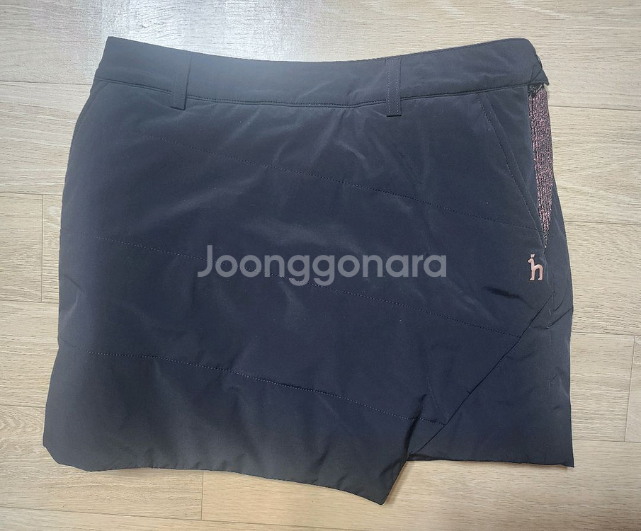 헤지스 패딩 골프치마--0