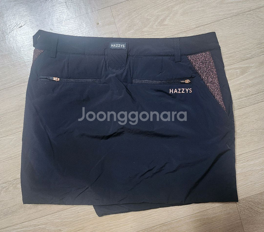 헤지스 패딩 골프치마--1