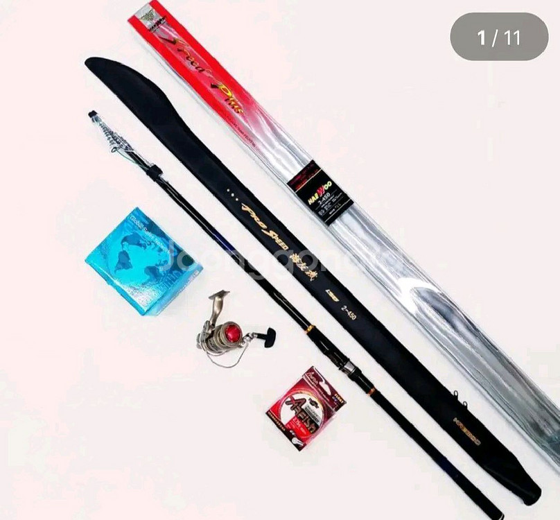 해우2호대450릴찌낚시대,카고대+3000번릴--0
