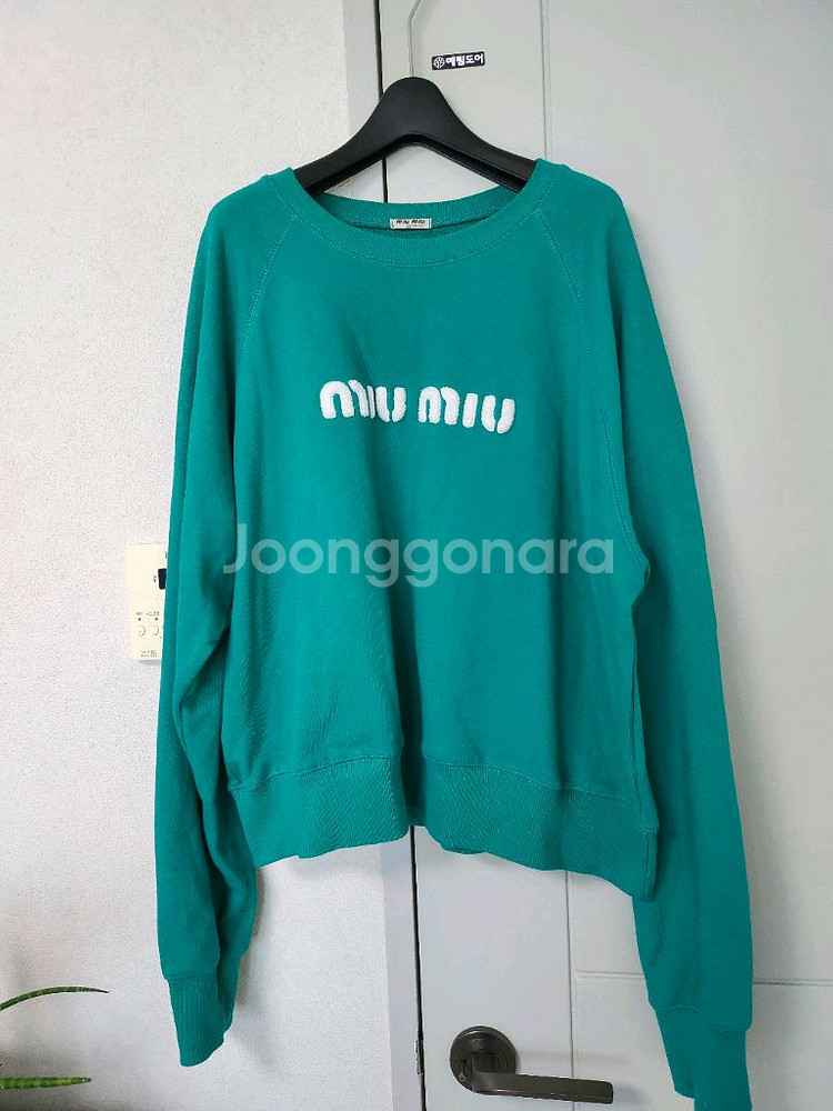 미우 맨투맨 티셔츠--0