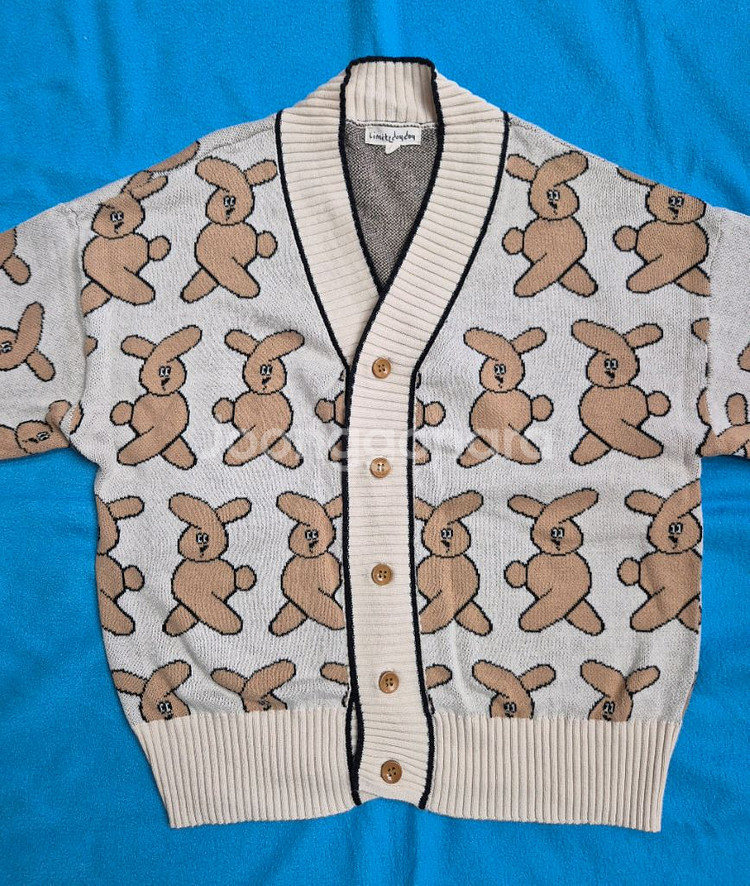 리미떼두두 트위스트 버니 가디건 L--1