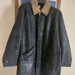 랑방 누벅 양털 코트