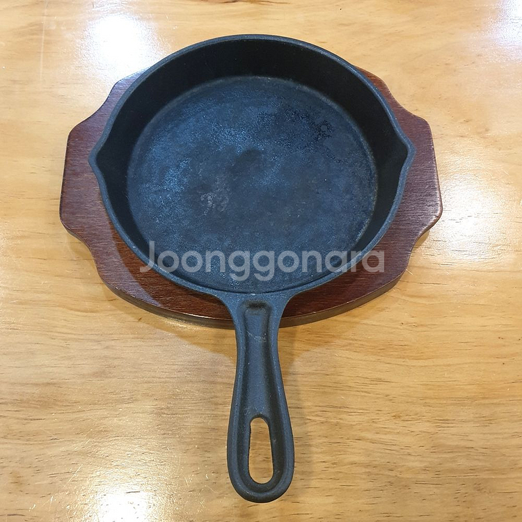 무쇠 주물 후라이팬--0