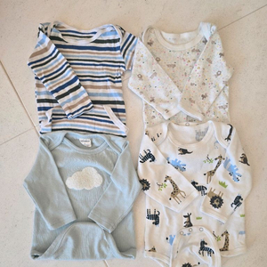 미착용새제품가을겨울용 바디수트 4개전부 15000