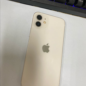 아이폰12 화이트 액정SS급 128GB 카메라무음