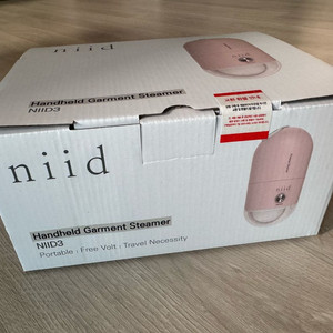 미개봉 NIID3 휴대용(여행용) 스팀다리미