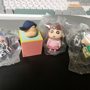짱구 친구들 피규어 (훈이, 철수, 유리)