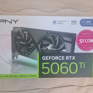 PNY RTX5060ti 8GB 미개봉 판매합니다