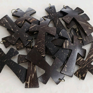목각 고리 십자가 15개 일괄