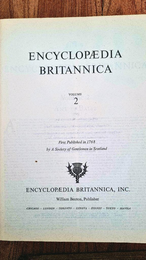 영어 원문 브리태니커 대백과사전 전집 1969-1970 이미지