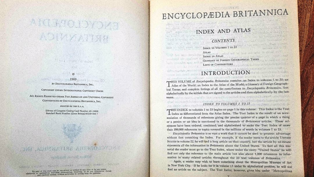 영어 원문 브리태니커 대백과사전 전집 1969-1970 이미지