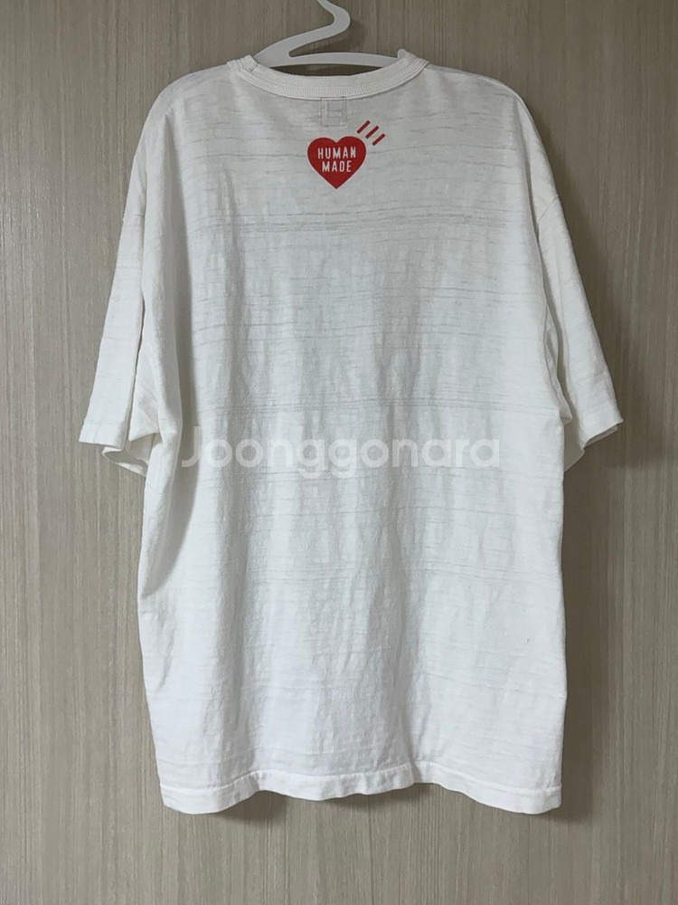 [XL] 휴먼메이드 화이트 타이거 티셔츠 화이트--2