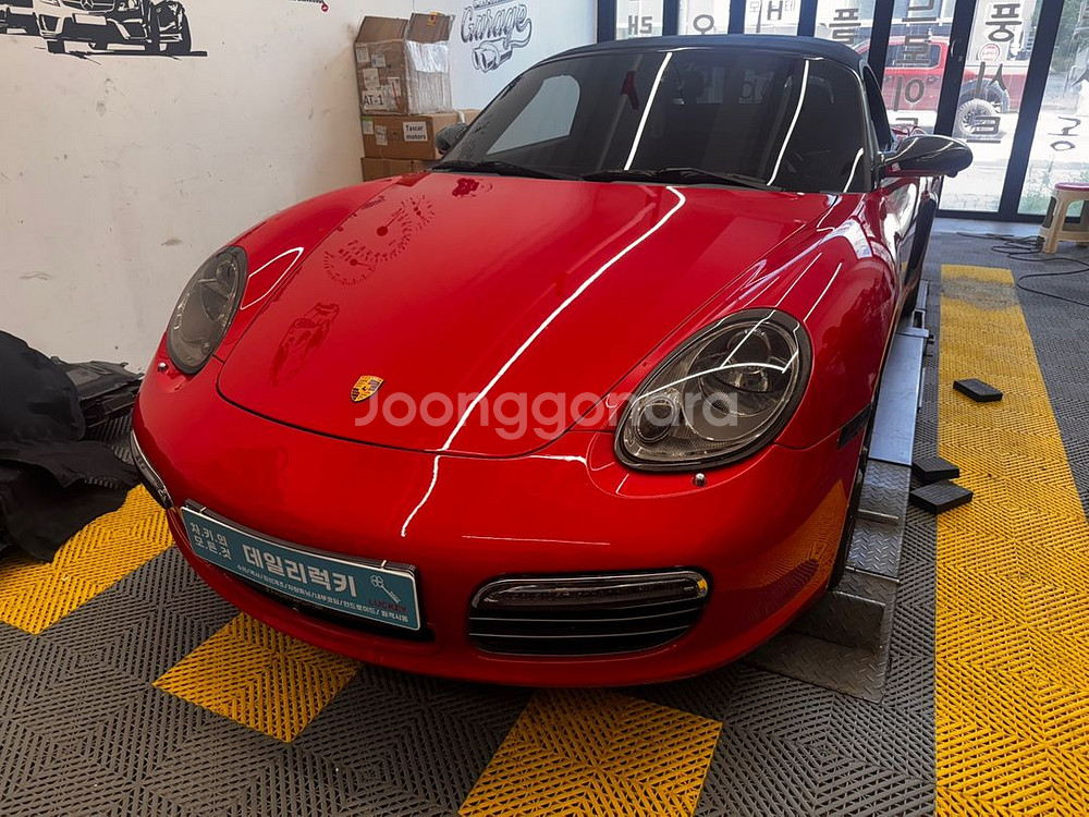 포르쉐 박스터 신형키2개+원격시동 & 버튼시동 시공--4