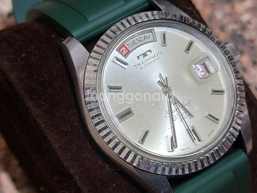 스위스 60년대 테크노스 빈티지 시계 오토매틱--4