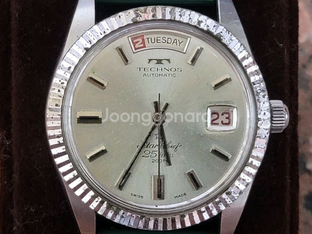 스위스 60년대 테크노스 빈티지 시계 오토매틱--2