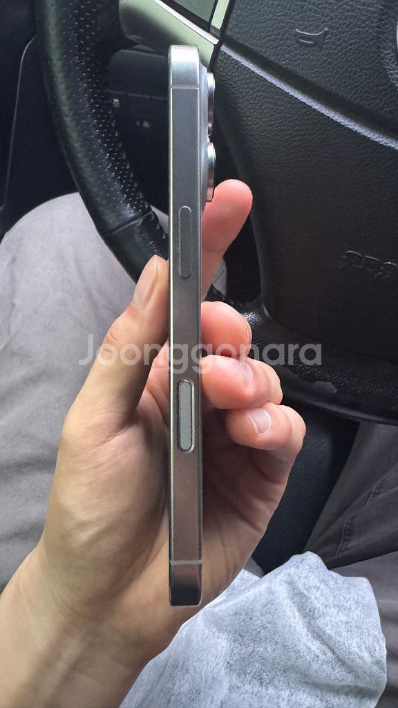 아이폰 16프로 256 네츄럴 티타늄배터리 성능 91%--3