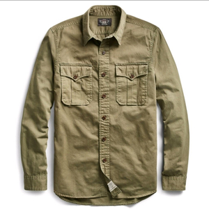 RRL 더블알엘 인디고 데님 워크셔츠