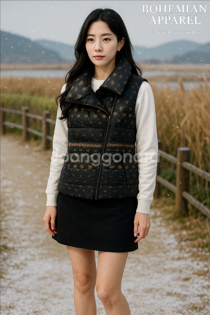 [여자 85~90 (S)]앤드류마크 덕다운 패딩베스트--9