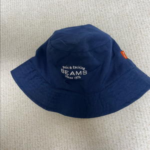 빔즈 beams 버킷햇 모자 네이비