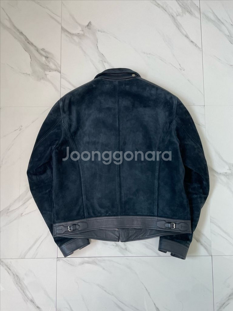 새상품 25FW 톰포드 레더 트리밍 스웨이드 자켓 54--2