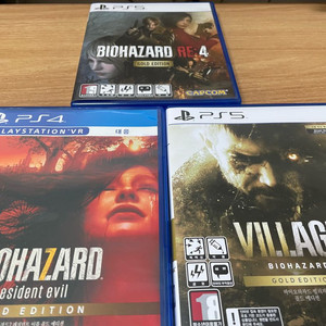 PS4 PS5 플스 바이오하자드(RE4, 7, 빌리지)