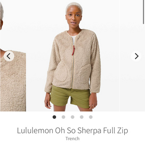 룰루레몬 셰르파 Oh So Sherpa Full Zip