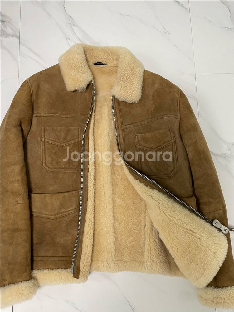 새상품 톰포드 스웨이드 풀시어링 무스탕 자켓 52--1