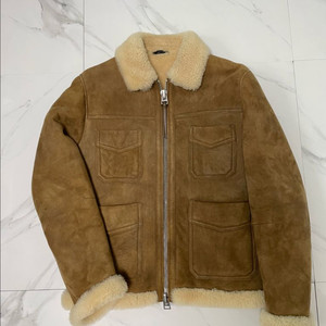 새상품 톰포드 스웨이드 풀시어링 무스탕 자켓 52