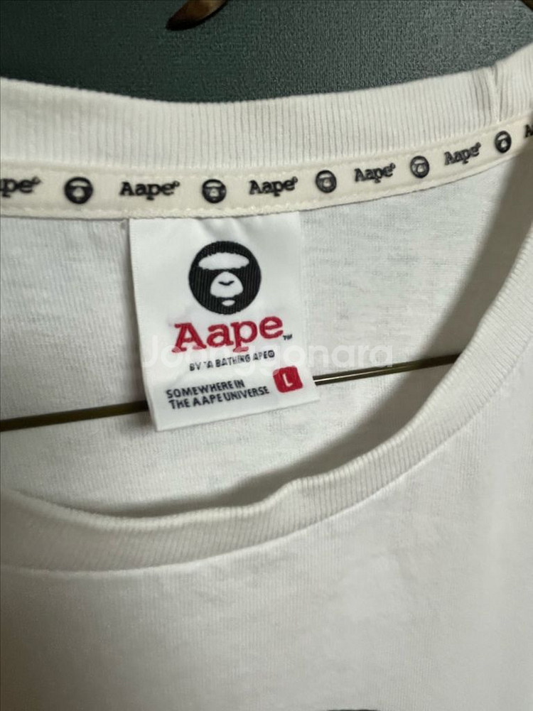 베이프 반팔티셔츠 L사이즈--1