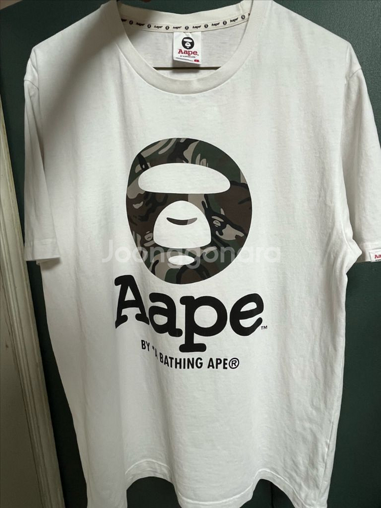 베이프 반팔티셔츠 L사이즈--0