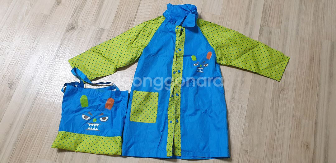 우비 아동용 S사이즈 (모자 없음)--0