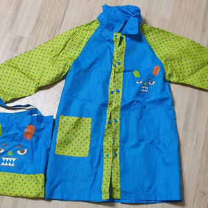 우비 아동용 S사이즈 (모자 없음)