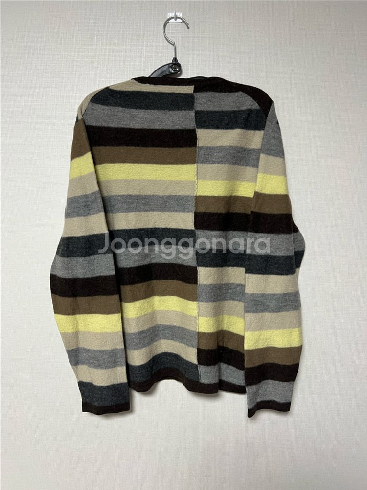 한섬 DKNY 스트라이프 니트 정품 외 타브랜드 코트--1