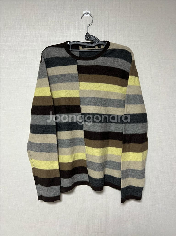 한섬 DKNY 스트라이프 니트 정품 외 타브랜드 코트--0