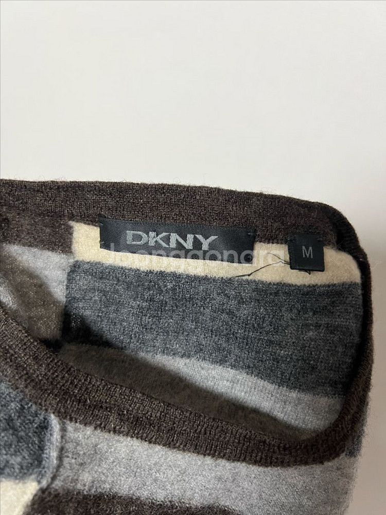 한섬 DKNY 스트라이프 니트 정품 외 타브랜드 코트--2