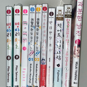순정만화책 처분 초판 띠지