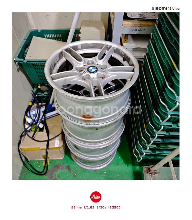 2003 bmw E39 530is 순정휠 팝니다.--0