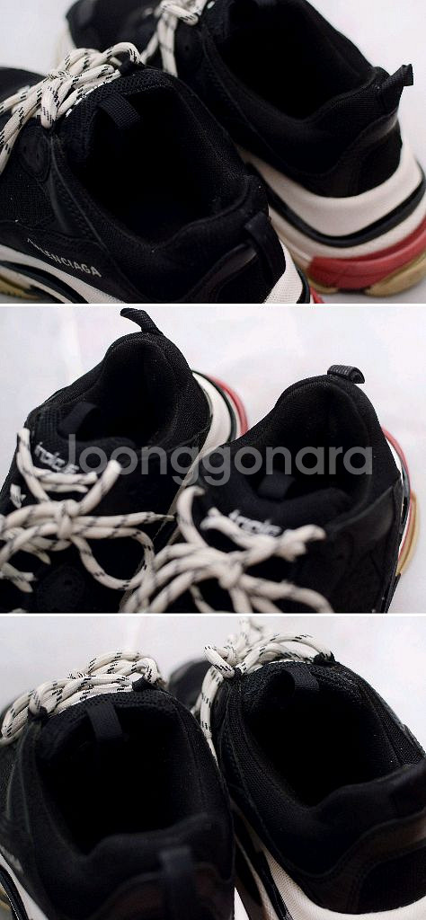 발렌시아가 트리플S 트레이너 스니커즈 브레드 (40)--5