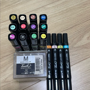 신한 터치 트윈 마카 12색 세트 +4색