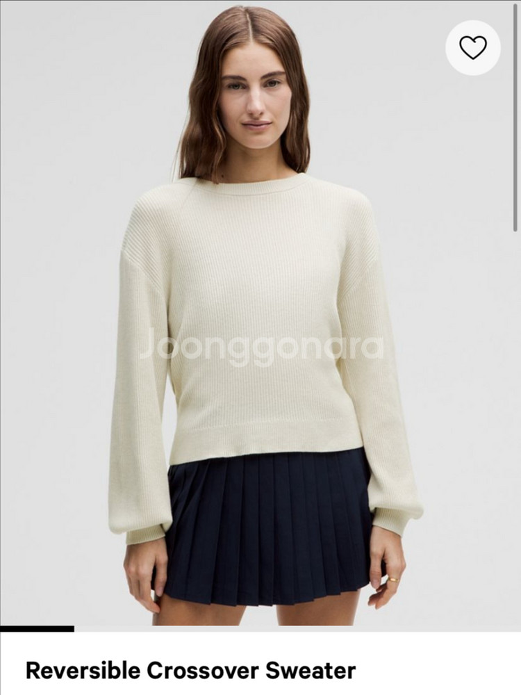 룰루레몬 양면 스웨터 Crossover Sweater--0