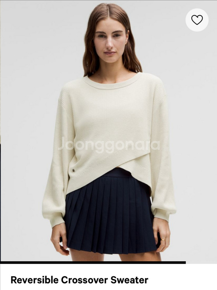 룰루레몬 양면 스웨터 Crossover Sweater--1