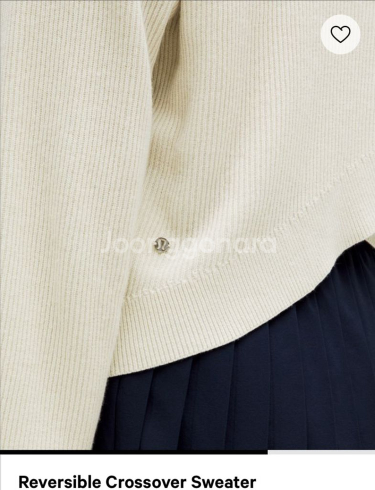 룰루레몬 양면 스웨터 Crossover Sweater--6