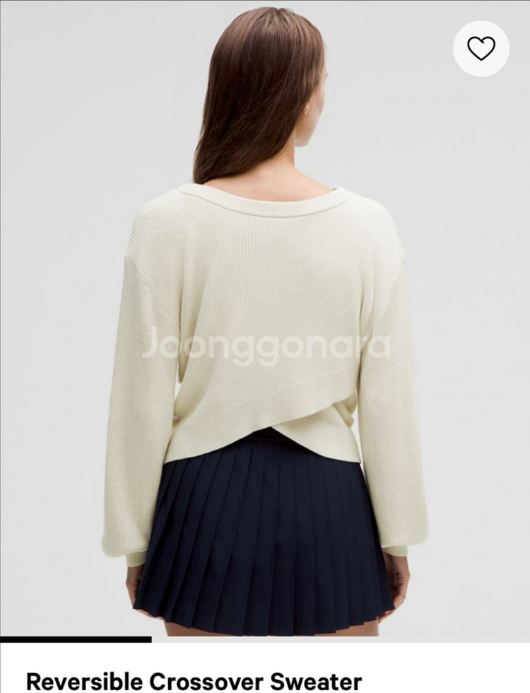 룰루레몬 양면 스웨터 Crossover Sweater--5