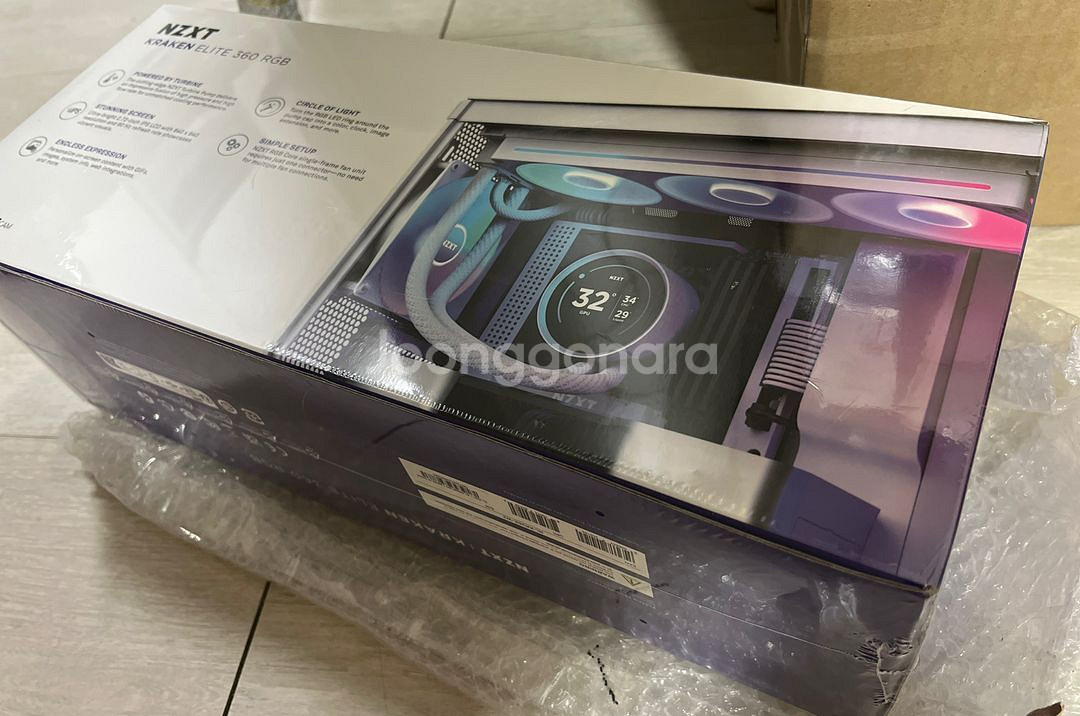 NZXT 크라켄 엘리트 V2 360 화이트--2
