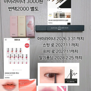삐아 미니립 아이라이너