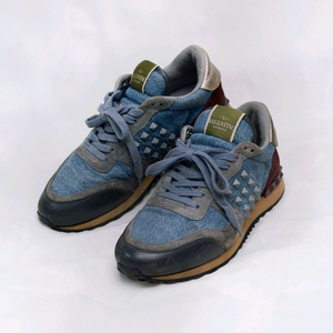 발렌티노 락러너 멀티컬러 데님 스니커즈 (39.5)