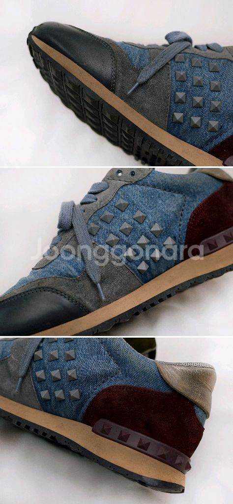 발렌티노 락러너 멀티컬러 데님 스니커즈 (39.5)--7