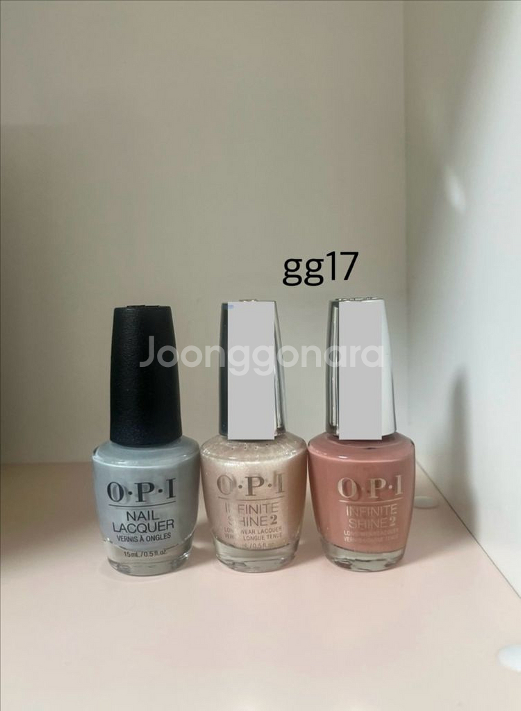 일괄 OPI 오피아이 매니큐어 네일락커 3개 셀프네일--0