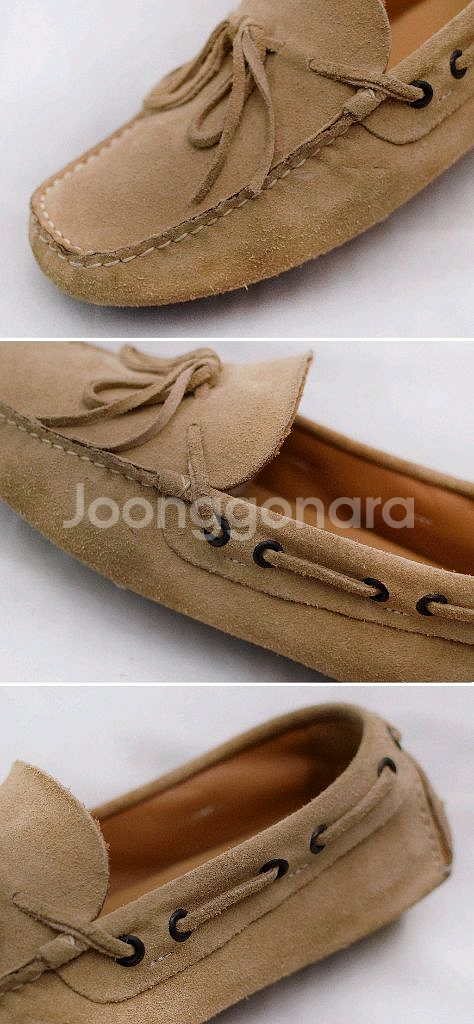 발렌티노 스웨이드 레더 로퍼 보트슈즈 (39.5)--6