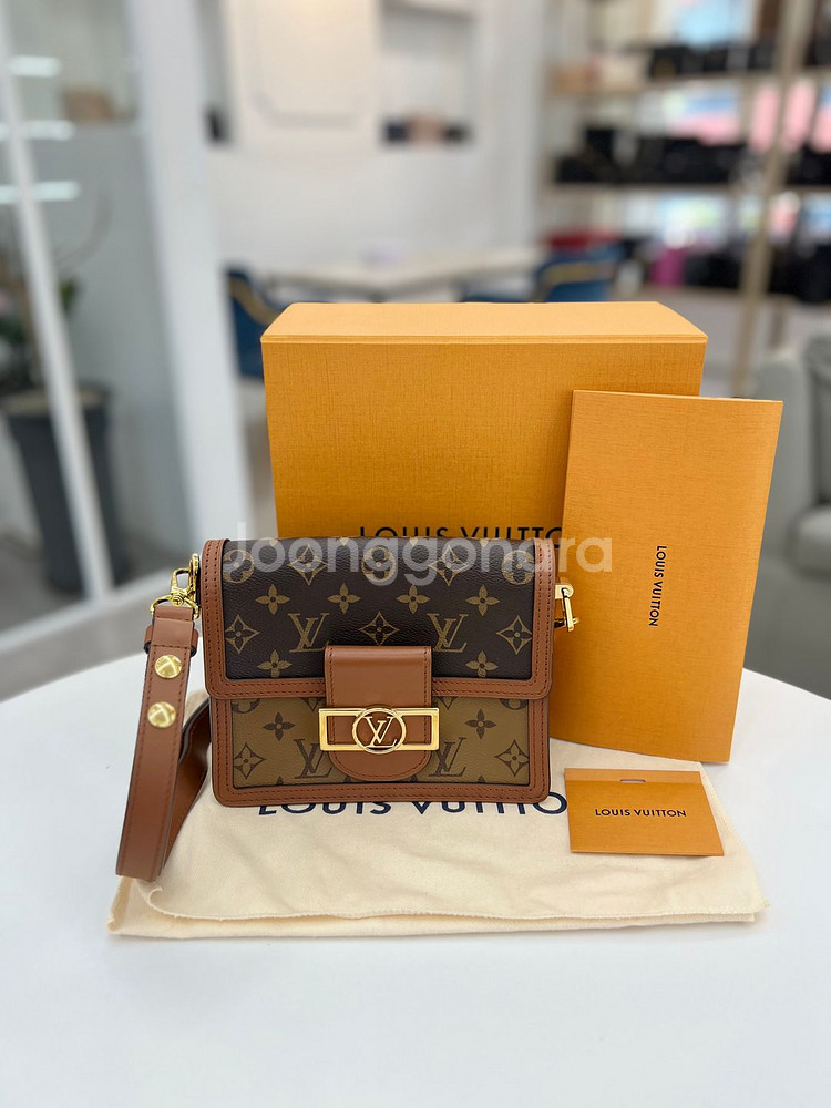 [중고명품 럭스올 울산점] 루이비통 미니 도핀 숄더백--5